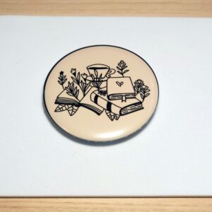 il_fullxfull.7781997809_ntzg.jpg Book Lover Pins: Individual or Set of 6, 2 inch pins, 1 inch pins