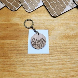 mountain Mountain Keychain