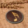 music2 Music Note Beverage Coasters