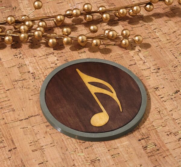 music2 Music Note Beverage Coasters