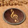 music3 Music Note Beverage Coasters