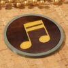 music4 Music Note Beverage Coasters