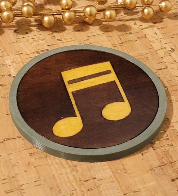 music4 Music Note Beverage Coasters